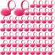 thumbnail image 1 of wonima44 36 Pcs Rose Red Hair Brush with Mirror Party Favors Compact Folding Pocket Bulk Mini Travel Comb for Purse Wet Dry Hair Detangler Spa Party Favors for Women, 1 of 1