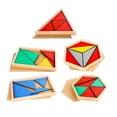 thumbnail image 4 of Juguete Montessori rompecabezas geométrico de madera para desarrollar la inteligencia juego de mesa para regalos aula fiesta estudio niños, 4 of 9