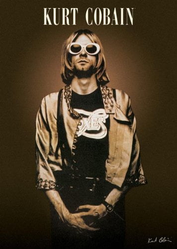 Kurt Cobain Poster - Shades - 24x36 - Walmart.com