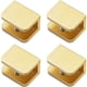 thumbnail image 1 of Clips para estantes de ducha de fácil instalación sin taladrar en vidrio, abrazaderas de vidrio de latón sólidas y duraderas, material de lujo con diseño moderno, admite estantes de vidrio de 10 mm a, 1 of 5