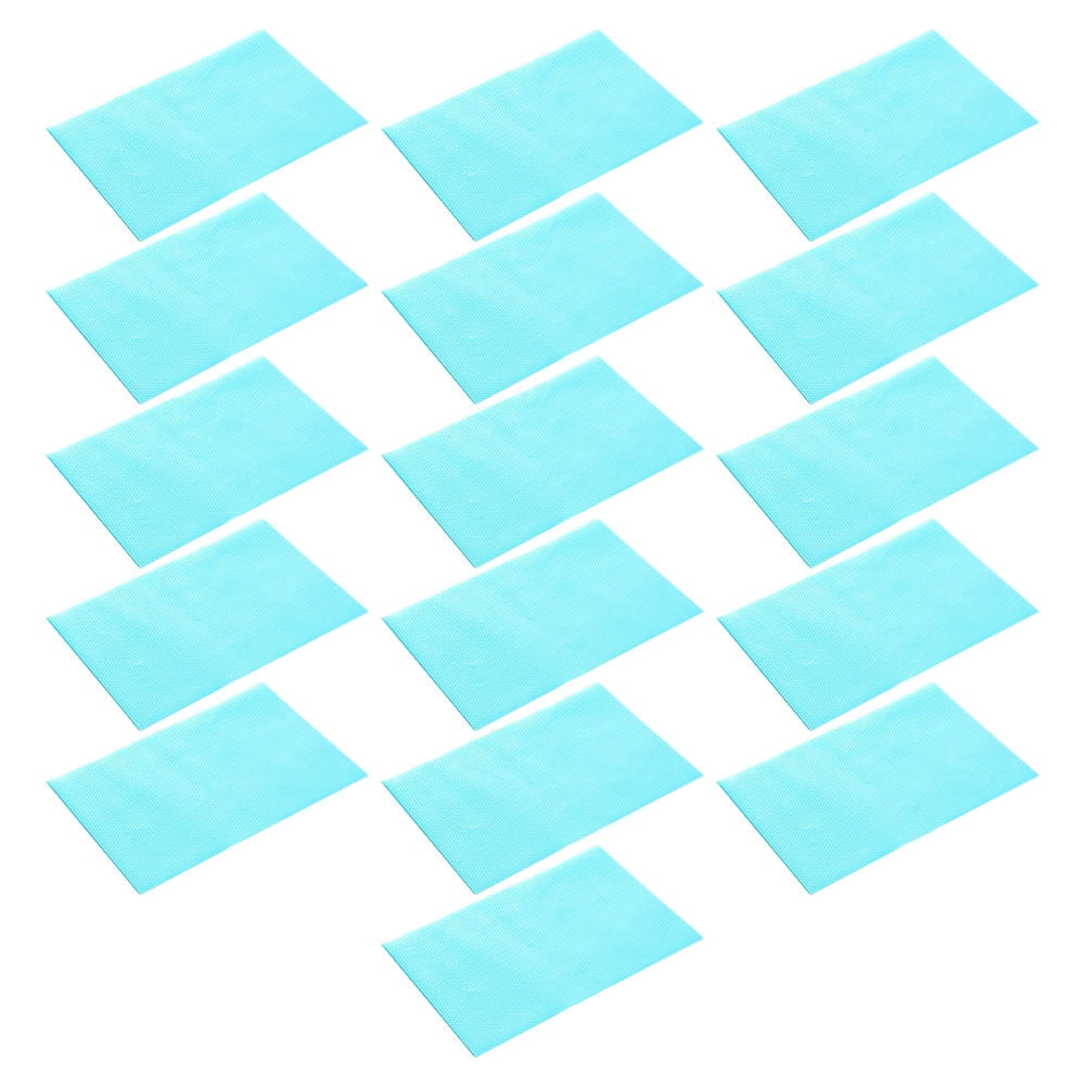 PAMINGONO 16Pcs Fridge Shelf Liners Size for Bedroom 45x30cm