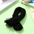 thumbnail image 4 of Shisuyan Black 100M Round Ribbon String Elastic Band Stretch Cord DIY Accessories for Mask Making -2.5mm, 4 of 8
