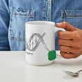 thumbnail image 4 of CafePress - C. Elegans DNA Large Mug - 15 oz Ceramic Large White Novelty Mug, 4 of 6
