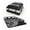 Black-46" x 36" x 4.5", variant on Gaderth Car Roof Rack,Cargo Carrier Basket,Rooftop Cargo Rack, Car Top Luggage Holder Roof Rack Basket Heavy Duty Roof Basket For Suvs, Trucks, Vehicles