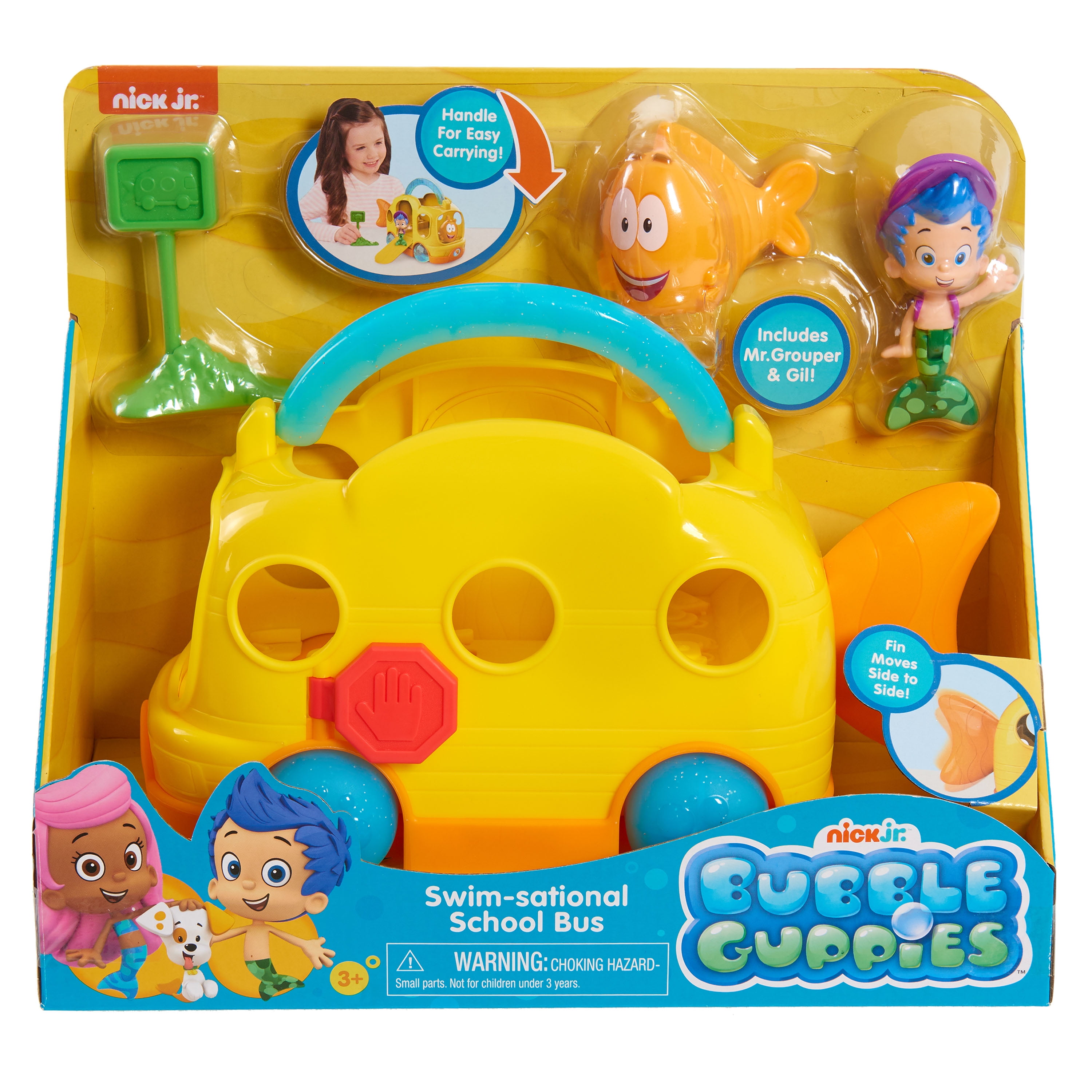 bubble guppies swimsational school bus