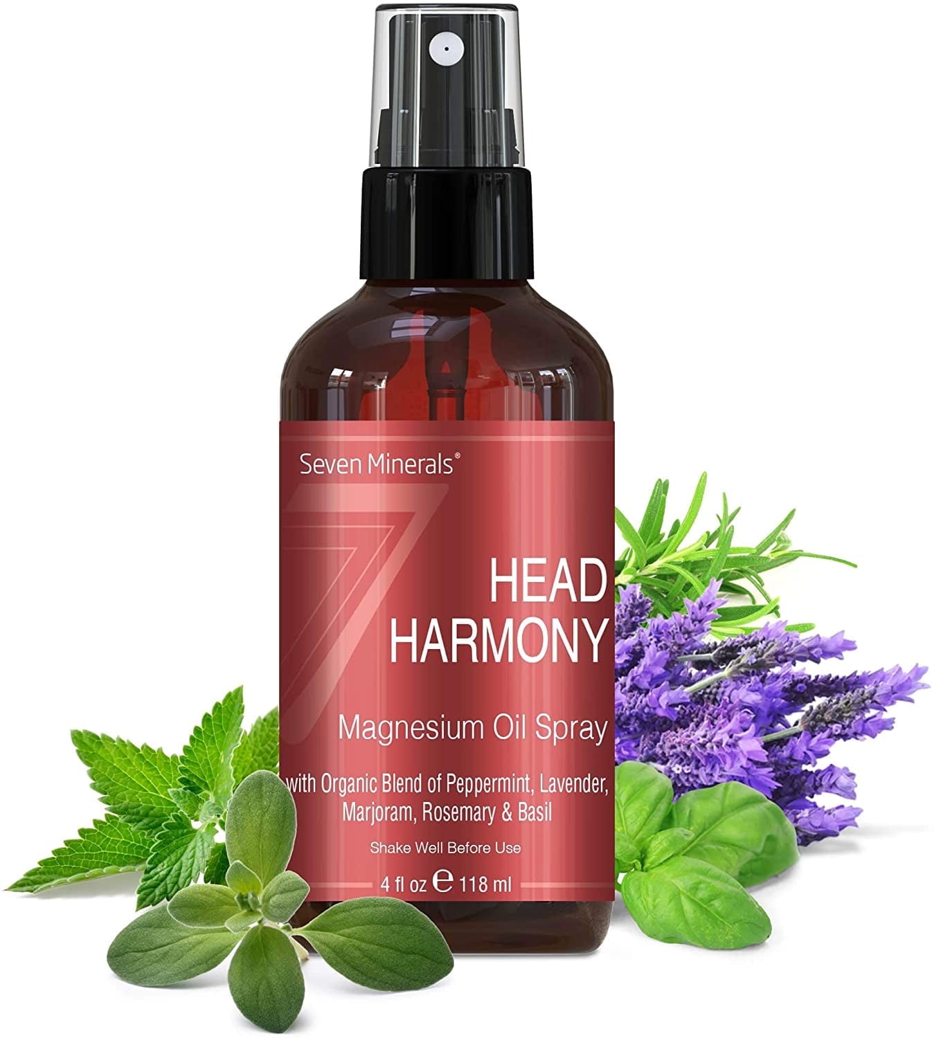 Migraine Relief Spray - Magnesium Oil Blend with Essential Oils - by Seven Minerals