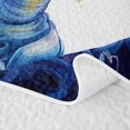 thumbnail image 5 of Homewish Rainbow Tree Of Life Twin Quilt Set,Colorful Fruit Twin Coverlet Set,White Blue,Polkadot Reversible,2 Pieces, 5 of 7