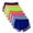 Multicolor2, variant on yillto Womens Sport Shorts Workout Athletic Yoga Shorts Pajama Lounge Elastic Shorts Color Block 7 Pack
