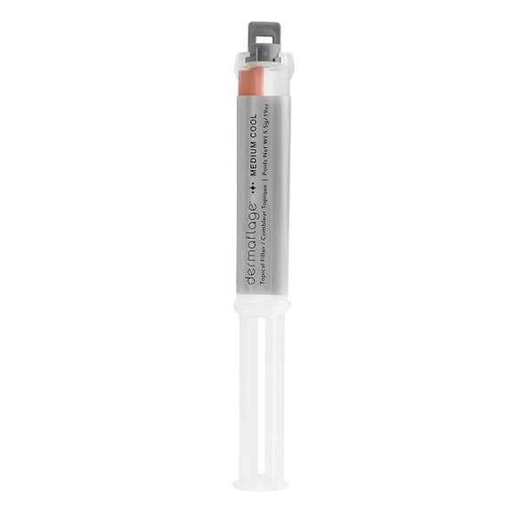Dermaflage Scar Filler Refill Applicator - Medium Cool - Single Applicator for Pockmark, Deep Ice Pick Wrinkles, and Full Coverage - Blendable Makeup Cosmetics for Skin and Face