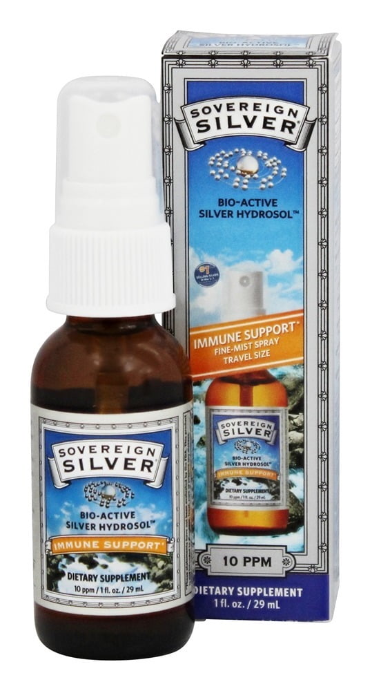 Sovereign Silver BioActive Silver Hydrosol 10 Ppm 1 oz. Walmart