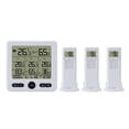 thumbnail image 2 of Termómetro digital Dormitorio Tablero de pared Colgando LCD grande LCD Temperatura Temperatura Medidor de humedad Electronic Dispositivo de medición Blanco seitruly HA011250-02B, 2 of 7