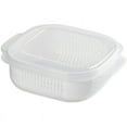 thumbnail image 2 of Kcavykas Clearance Sales,Canada DayDrainage Bento Box Fruit Container,Food Box with Drainage Function, Which Can Be Heated in A Microwave Oven, 2 of 8