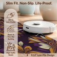 thumbnail image 6 of Design&I 2'x3' Washable Throw Rug Low Profile Daily Traffic Ready Accent Para Abstract Vintage Border Bedside Alfombras Cuartos Purple Boho Refined for Hallway, Laundry Room, 6 of 7