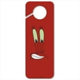 thumbnail image 1 of SpongeBob Mr. Krabs Face Plastic Door Knob Hanger Sign, 1 of 1