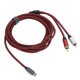 thumbnail image 5 of Cable de audio macho TypeC Chapado en oro a macho 2RCA Ormromra 3m, 5 of 8