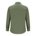 thumbnail image 5 of Fishing Shirt for Men Long Sleeve Button Down Work Shirt Quick Dry Tactical Shirt with Pockets Breathable for Hiking Travel, 5 of 8