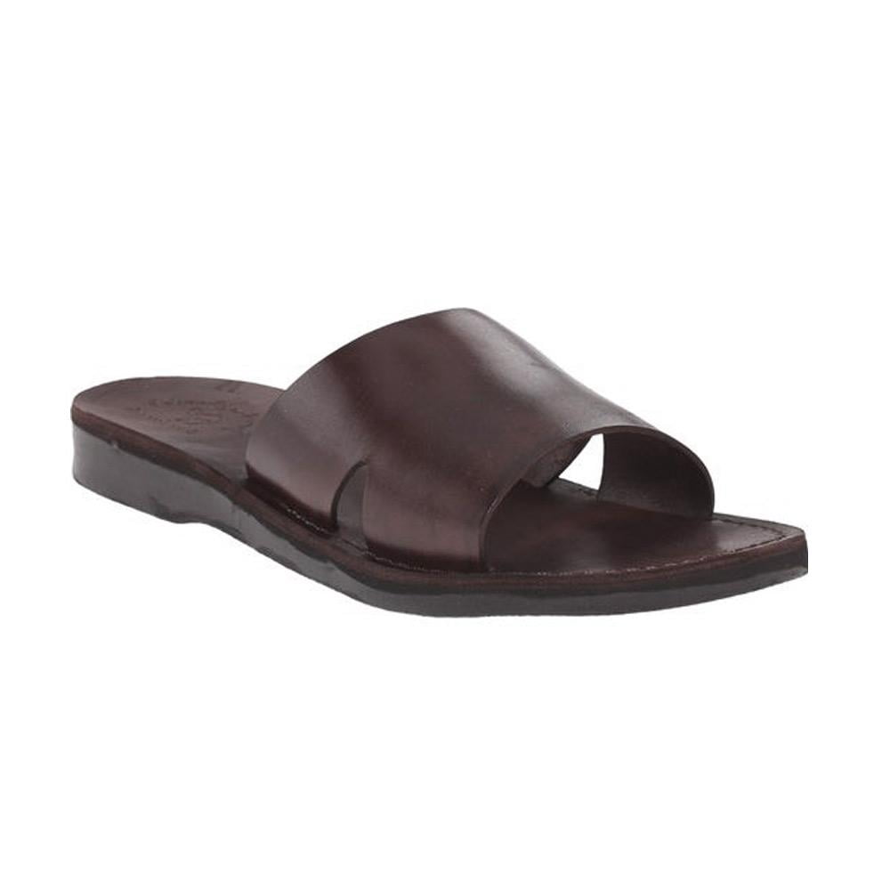 M by Bruno Magli Artemio Leather Flip-Flop, 11, Brown  display picture 1