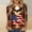 Tops-278Brown, variant on Gamivast American Flag T Shirts for Women Stripe Print Crew Neck Regular Fit Patriotic Tee Trendy Tops Vintage Graphic 3/4 Sleeve Casual Wear outfits