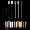 thumbnail image 5 of Soumake 1 Set Stirring Rods Anti-rust Washable Stable Sturdy Stainless Steel Mixing Spoon Stir Bars for Home, 5 of 8