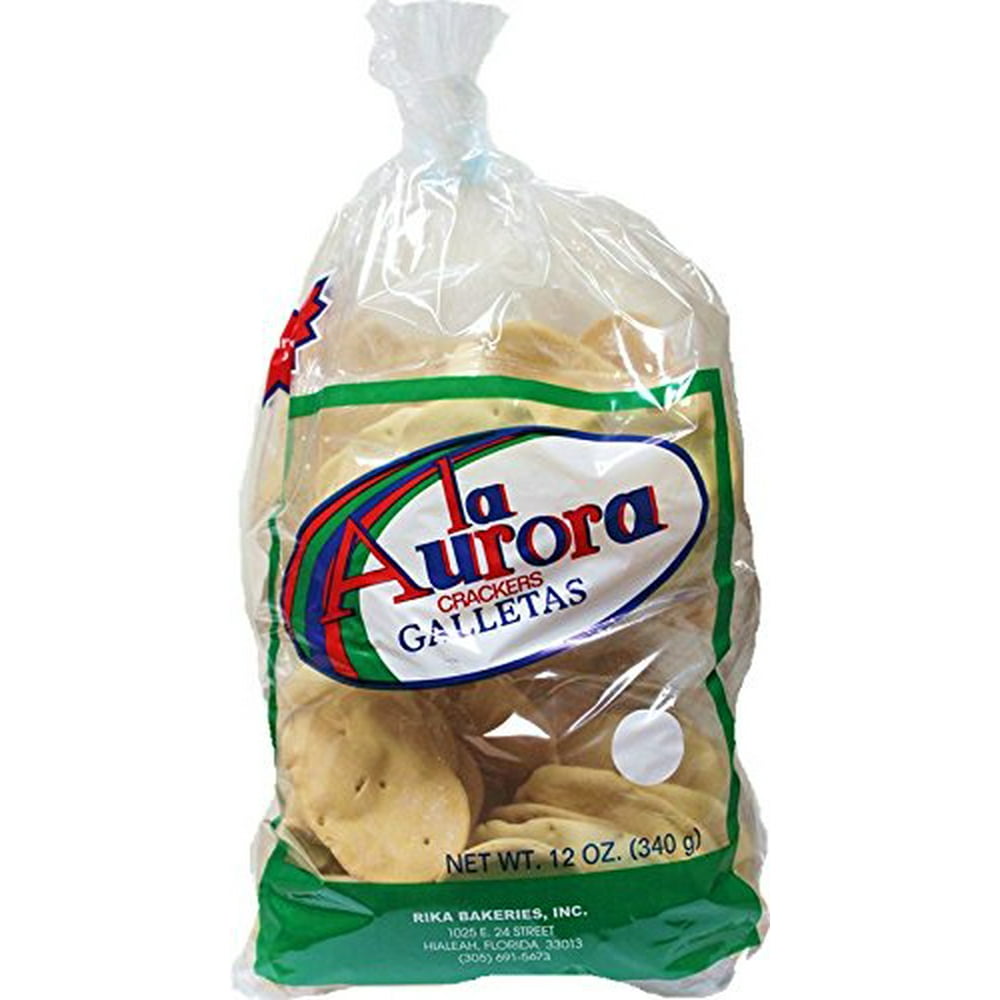 Cuban Crackers La Aurora 12 oz bag Pack of 6