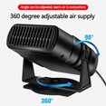thumbnail image 7 of Car Heater - Portable Car Heater,12V Car Heater,Car Heater Windshield Defroster Demister,Auto Defogger 360° Rotatable Heater, 7 of 7