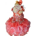 thumbnail image 4 of Jenniferwu G016 Infant Toddler Baby Newborn Little Girl's Pageant Party Birthday Dress Peach Size 12-18M, 4 of 7