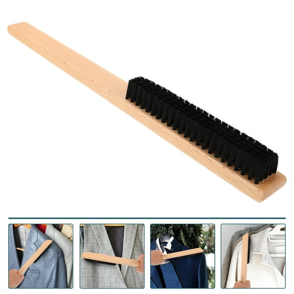 UPGRATOR 1Pack Hat Cleaning Brush with Wood Handle and Bristles for Home and Travel Use for Men
