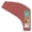 Brick Red, variant on Maroon Red Picture Frame Mat for 10x30 Frames - Fits 8x24 Photos - 1 Mat