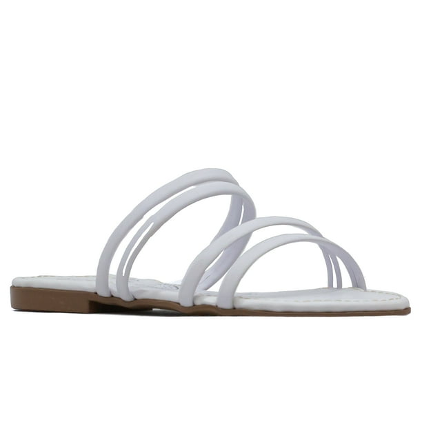 Sandalias Casuales Zapaterias Mexico Viany 065-BCO para Mujer T26.5