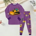 thumbnail image 1 of eczipvz Kids & Toddler Boys Pajamas Pjs Set 95% Cotton Sleepwear,Size 6-7 Years, 1 of 4