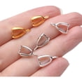 thumbnail image 6 of Aylifu 60pcs Pinch Clip Clasp Bead Bail Pendant Connector Metal Jewelry Making Supplies,14x8mm, 6 of 7