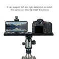 thumbnail image 4 of Universal Quick Release Plate, Antislip 1/4in 3/8in Screw Hole Quick Release Rail Sliding Plate  For Arca Mount For DSLR Camera, 4 of 8