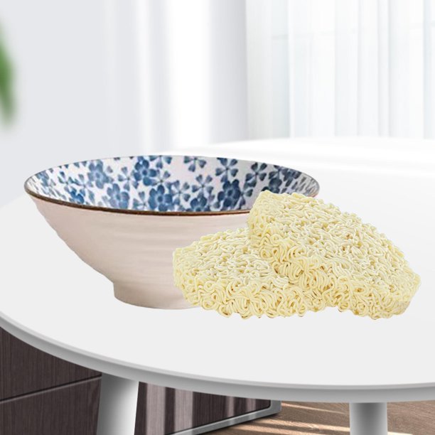 Cuenco de Cerámica para Ramen, Cuenco de Fideos Udon Japonés, Cuenco Grande para Sopa, Soba, Pho, Reactivo - D D BLESIY Cuenco de cerámica para ramen