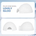 thumbnail image 3 of 6 piezas de iglú simulado para decoración, juguetes infantiles, modelo polar, figura de iglú para niños, 3 of 7