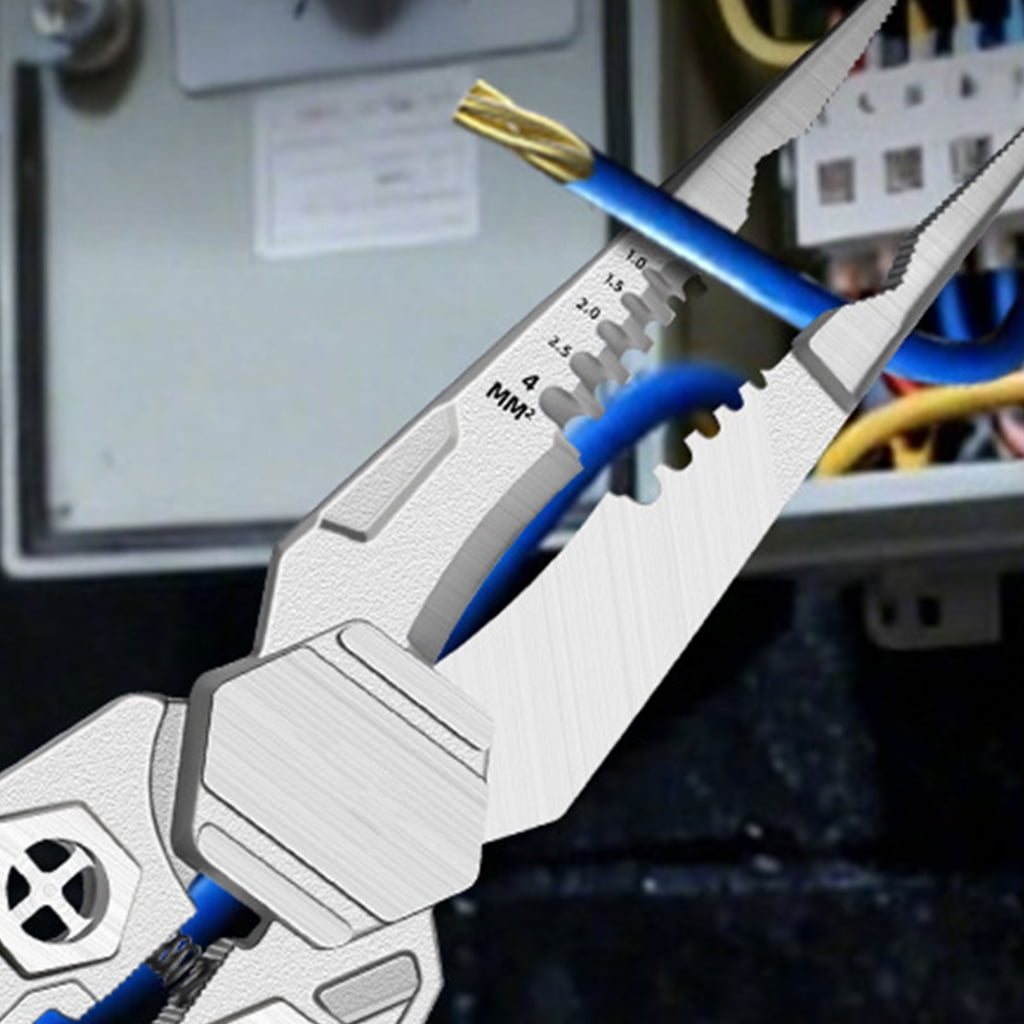Multifunctional Wire Stripper With Voltages Tester And Accuracy Cutting Cable Cutter Stripper For Electrical Work