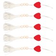 thumbnail image 1 of Colgante de borla, colgante de borla , diseo de corazón, peso ligero, cuerda de algodón, madera compuesta, multiusos para decoración de coche, regalos para decoración de pared LHCER 1, 1 of 1