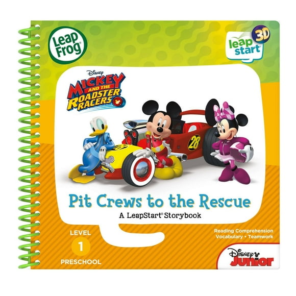LeapFrog LeapStart 3D Mickey And The Roadster Racers Pit Crews to The Rescue - Version anglaise