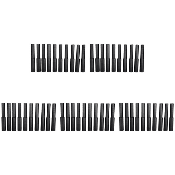 50Pcs Golf Club Shaft Extension Stick Extender for Graphite Shafts,50 x golf club extensions,black