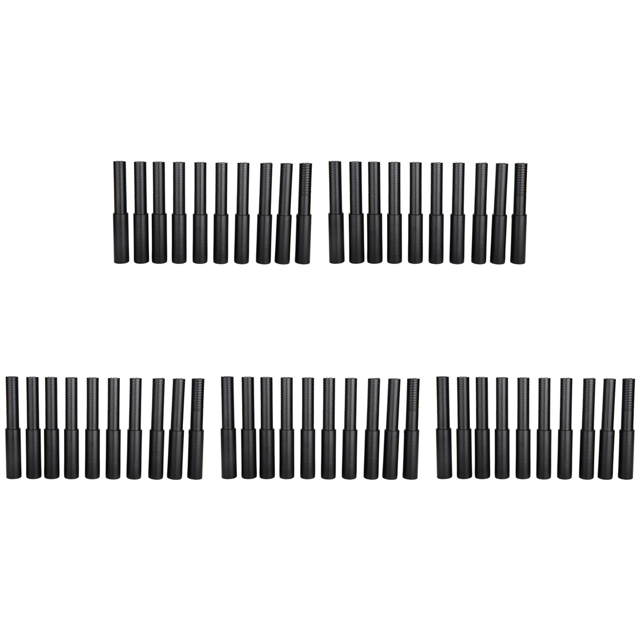 50Pcs Golf Club Shaft Extension Stick Extender for Graphite Shafts,50 x golf club extensions,black