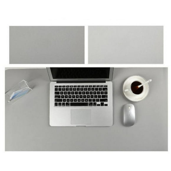 Dvkptbk Mouse Pad Side Plus Velvet Large Desktop Office Leather Desk Mat