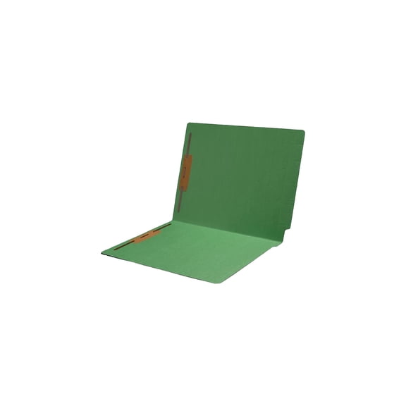 Medical Arts Press End Tab File Folder Straight Cut Letter-Size Green 50/Box (S-09243-GRN)