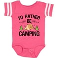 thumbnail image 3 of Inktastic Id Rather Be Camping with Tent Trees and Stars Boys or Girls Baby Bodysuit, 3 of 5