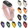 thumbnail image 1 of Kids Boys Girls Cartoon Watch Led Digital Touch Screen Luminous Display Sports Watches, 1 of 2