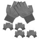 thumbnail image 2 of 5 pares de guantes de trabajo sin dedos para hombre y mujer: Guantes de invierno antideslizantes, transpirables y cálidos para conducir, andar en bicicleta, hacer senderismo y clima frío., 2 of 7