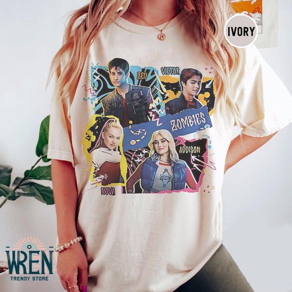 ZENUA Descendants Zombies World Tour Shirt, Descendants Zombies 4 Girls Tee, Zombies Skye Shirt, Epcot Summer Music Festival Outfits Hot Trending Shirt/Sweatshirt/Hoodie