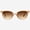 Champagne, variant on Womens Sunglasses Trendy and Cool Retro Sun Glasses Vintage Cute Fashion Cay Eye Shades for Women Verona in Tortoise