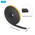 thumbnail image 2 of Uxcell 2 Roll Total 19.6Ft 5/8"W x 1/5"T EPDM Weather Stripping Door Seal , Black, 2 of 5