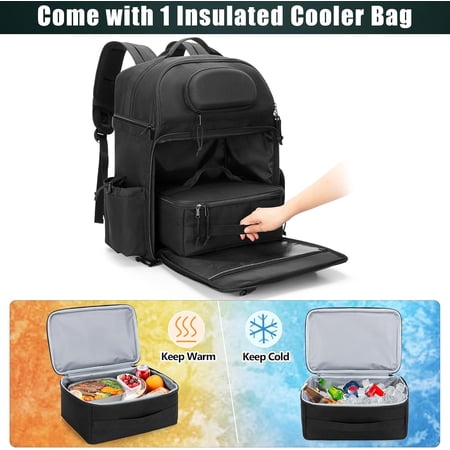 Fishing Tackle Backpack with Cooler