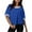 #255-Blue, variant on Womens Short Sleeve Tees Crew Neck Drop Shoulder Color Block Soft Fabric 2026 Spring Summer Daily Casual Fashion Trendy Comfortable Versatile Tops S-2XL
