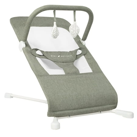 Baby Delight Highland Organic Bouncer 3-Position Infants 0-6 Months Organic Sage